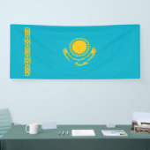 Banderoles Drapeau du Kazakhstan (Salon professionnel)