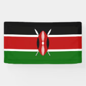 Banderoles Drapeau du Kenya (Horizontal)