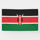Banderoles Drapeau du Kenya (Horizontal)
