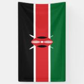 Banderoles Drapeau du Kenya (Vertical)