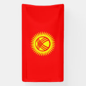 Banderoles Drapeau du Kirghizistan (Verticale)
