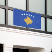 Banderoles Drapeau du Kosovo (Bâtiment extérieur)