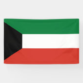 Banderoles Drapeau du Koweït (Horizontal)