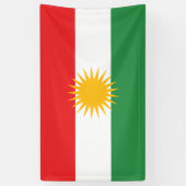 Banderoles Drapeau du Kurdistan (Vertical)