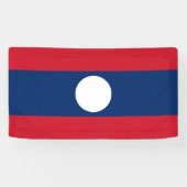Banderoles Drapeau du Laos (Horizontal)