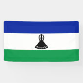 Banderoles Drapeau du Lesotho (Horizontal)