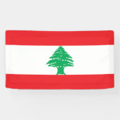 Banderoles Drapeau du Liban (Horizontal)