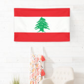 Banderoles Drapeau du Liban (En situation)