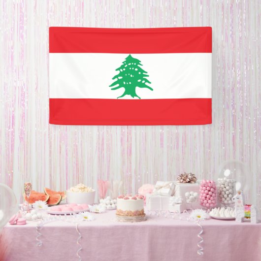 Banderoles Drapeau du Liban (Fête)