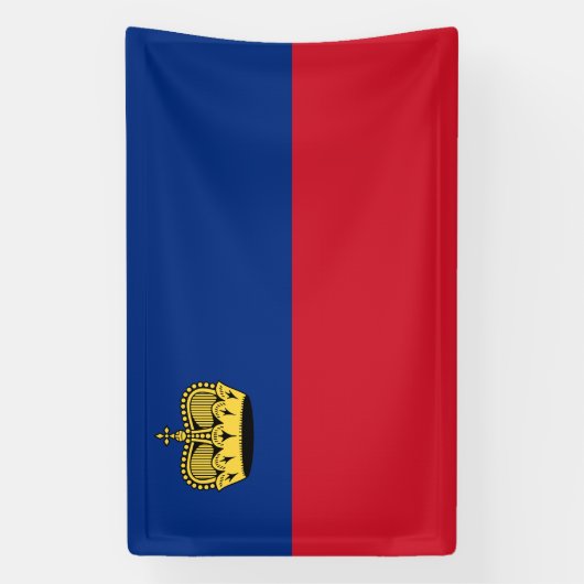 Banderoles Drapeau du Liechtenstein (Verticale)