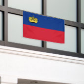 Banderoles Drapeau du Liechtenstein (Bâtiment extérieur)