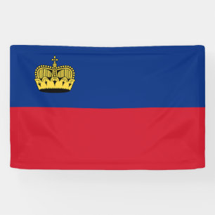 Banderoles Drapeau du Liechtenstein