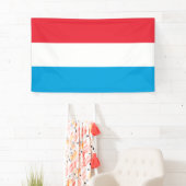 Banderoles Drapeau du Luxembourg (En situation)