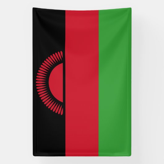 Banderoles Drapeau du Malawi (Verticale)