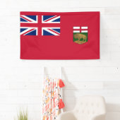 Banderoles Drapeau du Manitoba (En situation)