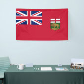 Banderoles Drapeau du Manitoba (Salon professionnel)