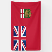 Banderoles Drapeau du Manitoba (Vertical)