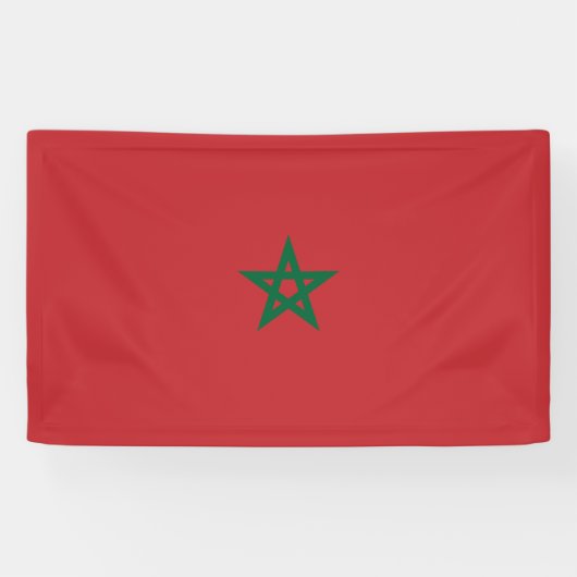 Banderoles Drapeau du Maroc (Horizontal)