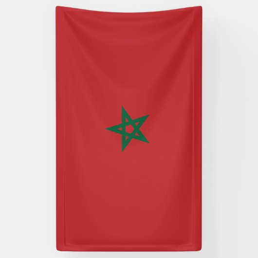 Banderoles Drapeau du Maroc (Vertical)