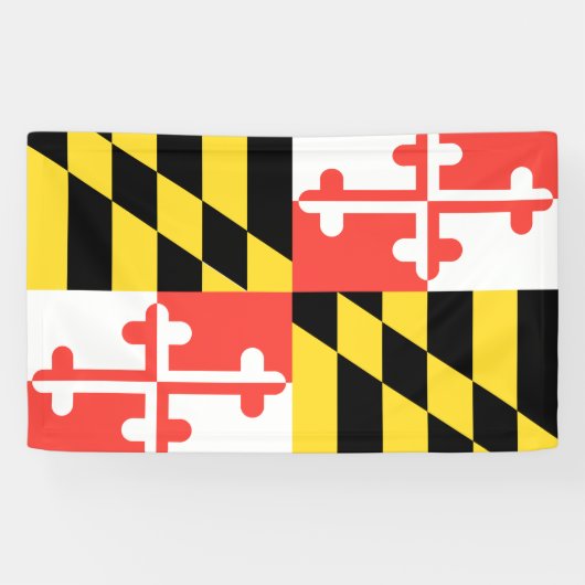 Banderoles Drapeau du MARYLAND - (Horizontal)