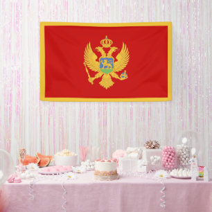 Banderoles Drapeau du Monténégro