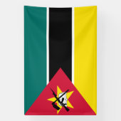 Banderoles Drapeau du Mozambique (Verticale)