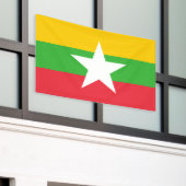Banderoles Drapeau du Myanmar (Bâtiment extérieur)