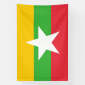 Banderoles Drapeau du Myanmar (Verticale)