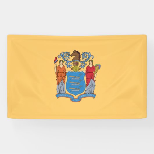 Banderoles Drapeau du New Jersey (Horizontal)
