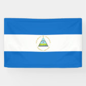 Banderoles Drapeau du Nicaragua (Horizontal)