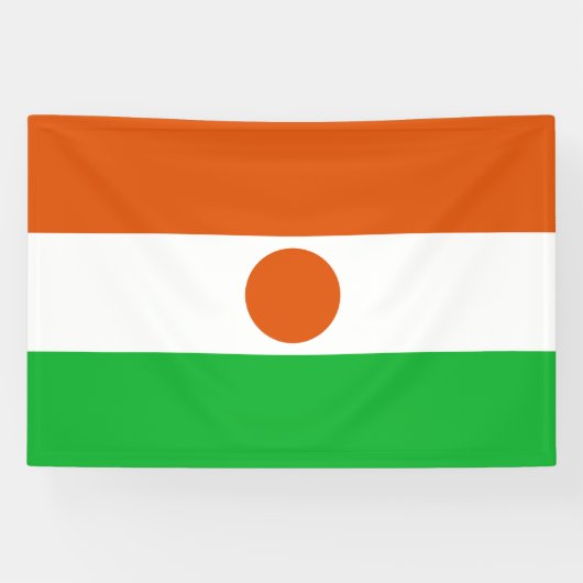 Banderoles Drapeau du Niger (Horizontal)
