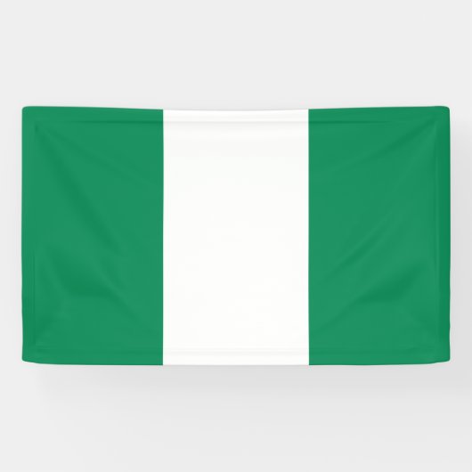 Banderoles Drapeau du Nigeria (Horizontal)