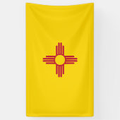 Banderoles Drapeau du Nouveau-Mexique (États-Unis) (Vertical)