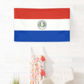Banderoles Drapeau du Paraguay (En situation)