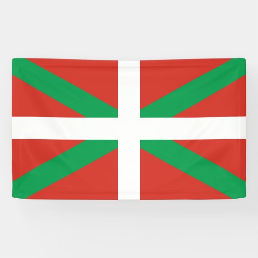 Banderoles Drapeau du Pays basque (Horizontal)