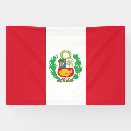 Banderoles Drapeau du Pérou (Horizontal)