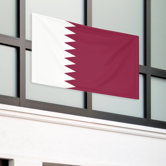 Banderoles Drapeau du Qatar (Bâtiment extérieur)