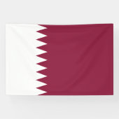 Banderoles Drapeau du Qatar (Horizontal)