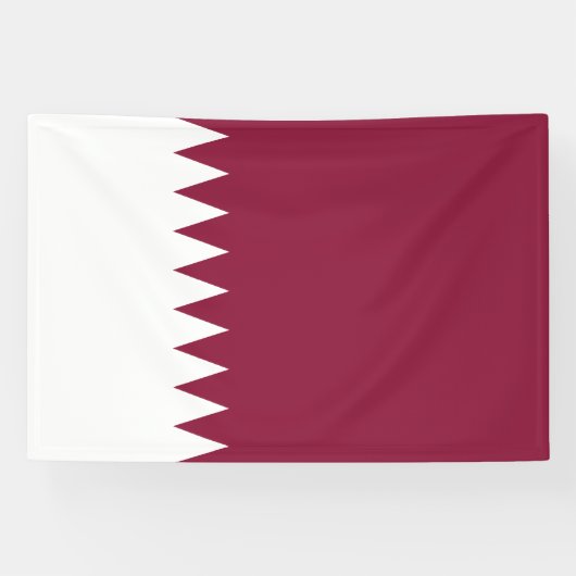 Banderoles Drapeau du Qatar (Horizontal)
