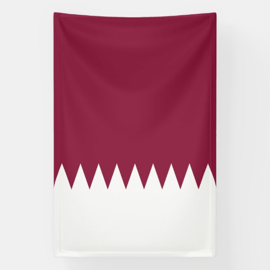 Banderoles Drapeau du Qatar (Verticale)