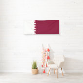 Banderoles Drapeau du Qatar (En situation)