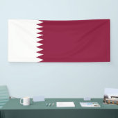 Banderoles Drapeau du Qatar (Salon professionnel)