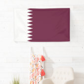 Banderoles Drapeau du Qatar (En situation)