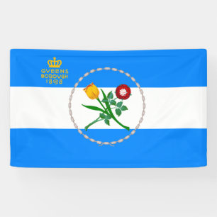 Banderoles Drapeau du Queens (arrondissement de New York)