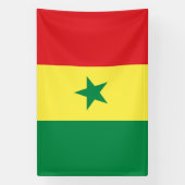 Banderoles Drapeau du Sénégal (Verticale)