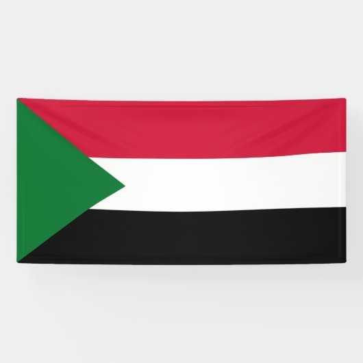 Banderoles Drapeau du Soudan (Horizontal)