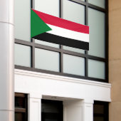 Banderoles Drapeau du Soudan (Bâtiment extérieur)