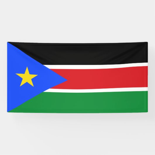 Banderoles Drapeau du Soudan du Sud (Horizontal)