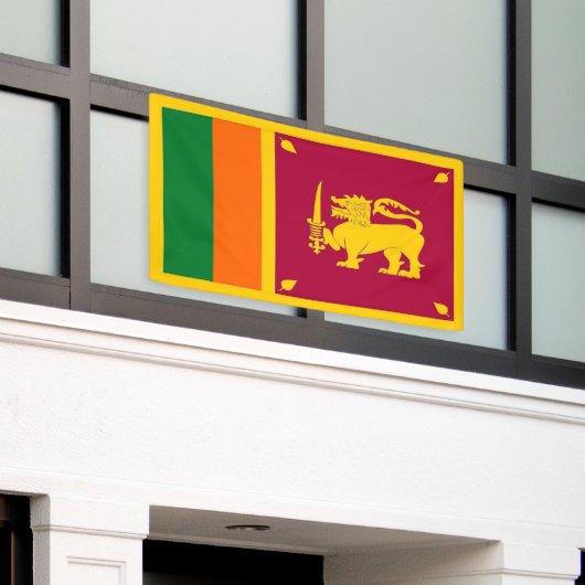 Banderoles Drapeau du Sri Lanka (Bâtiment extérieur)
