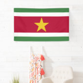 Banderoles drapeau du Suriname (En situation)